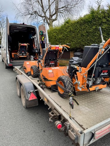 Ride mowers transport - ride,